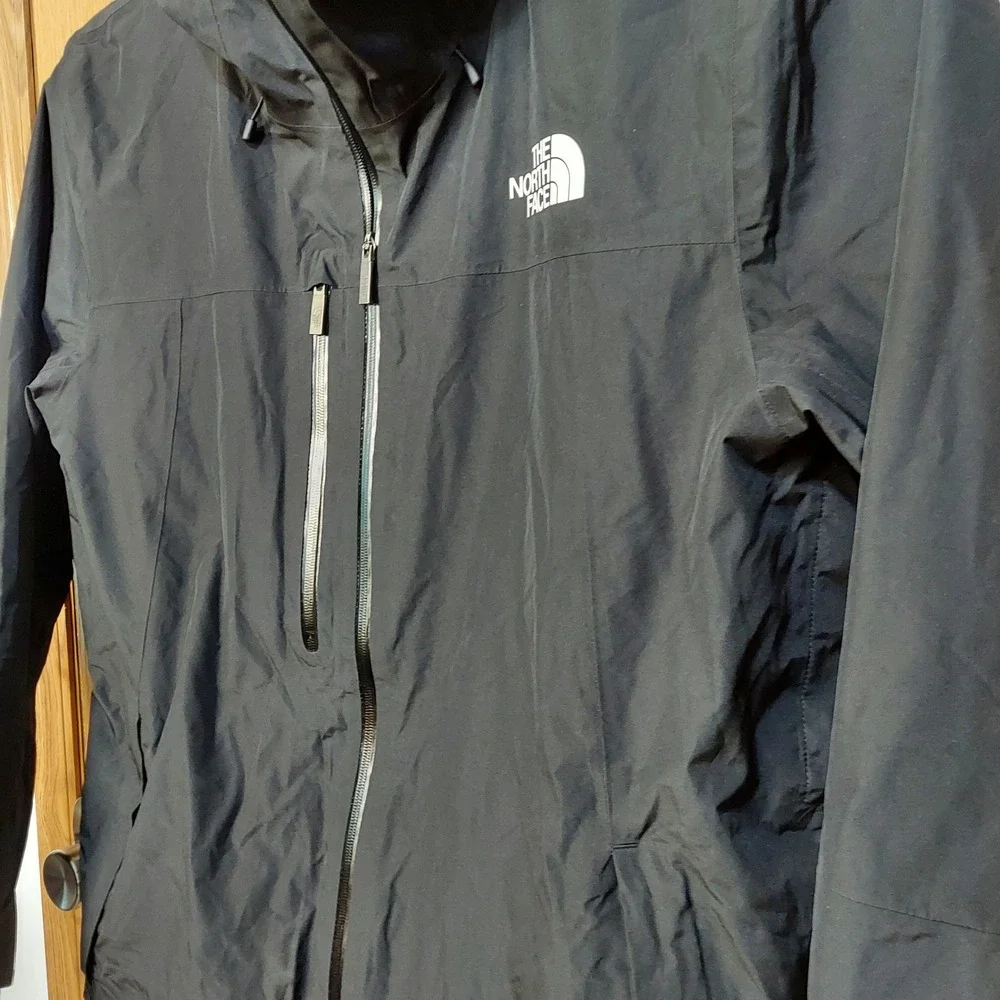 The North Face Descendit Insulated Ski Jacket Mens XL Black Waterproof Hooded